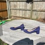 Naturalizer 27 Edit Womens Rebecca Pumps Heels Blue Suede Close Toe Size 12 fall Photo 6