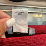 Loft Ann Taylor 100% Wool Burgundy Floral Embroidered Beaded Pencil Skirt Size 8 Photo 8