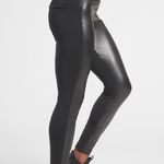Athleta Delancey Shine Tight Legging High Rise Full Length 28.5” in Black Size L Photo 0