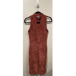 Lulus  Sleeveless Halter Brown Midi Dress Photo 2