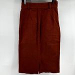 Rita Row Mango Skirt Cargo Pencil Utility Denim Jean Midi High Waisted Brown M Size M Photo 6