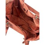 Salmon colored slouchy hobo tote handbag Pink Photo 2