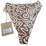 Stone Fox Swim NWT  Rawhide Swirl Sumatra Bikini Bottoms (XS) Photo 2