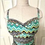 La Blanca Hike Hawaii Sahara chevron tankini top Photo 4