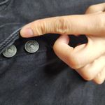 Free People black raw hem curvy straight jeans Photo 2