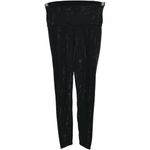 Carbon38 7/8 Leggings High Rise Takara Shine Liquid Metallic Snake Black Small Photo 1