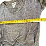 Joseph Ribkoff Sweater Gray Layered Slinky Knit V Neck Tunic Top Womens Size 4 Photo 6