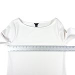 Ann Taylor  Cream White Long Sleeve Dressy Blouse Size Small Photo 3