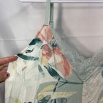 Stars Above NEW women's blue floral lace v-neck adjustable pajama tank top M Photo 1