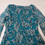 House of Harlow 1960 REVOLVE Vaida Mini Dress in Teal Floral Multi Small Blue Photo 10