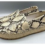 Circus by Sam Edelman Snakeskin Espadrille Slip On Shoes Women’s 9 Photo 0