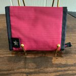 Rare Vintage HTF Sanrio 2001 Hello Kitty Cheerleader Burgundy Nylon Wallet Red Photo 2