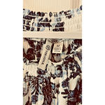 Versona Blouse Size M Off The Shoulder Bell Sleeve Rounded Hem Boho Peasant Photo 4