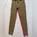 Urban Outfitters Yellow Black Plaid Cropped Skinny Pants 0 Photo 9