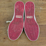 Ralph Lauren Polo  Women's Red Low Top Sneakers, Size 7.5B Photo 3