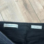 Anthropologie  Pilcro Black Studded Flare Cropped Jeans Sz 25 Photo 6