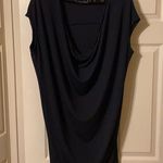 Rachel Roy black cocoon mini drape back dress, M Photo 0