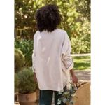 Frank & Eileen Mcloghlin Oversized Italian Brushed Canvas Shirt M/L Tan Size undefined Photo 3