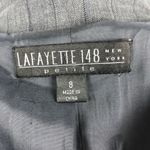 Lafayette 148 Office Siren Pinstripe Gray 100% Wool Blazer Jacket 8P Photo 9