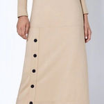 Alexis  Neicy A-Line Skirt in Tan sz S Photo 0