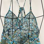 Wild Fable  Women's Blue Floral Sleeveless Fit and Flare Dress - Medium - NWT Photo 5