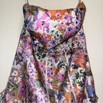 Anthropologie  Geisha Designs Floral Strapless Mini Dress Bow Detail $348 Large Photo 6