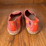 Tory Burch Cecily Pink Orange Sequins Embellished Flat Espadrille Shoes Photo 1