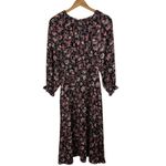 Talbots  Womens‎ Floral Midi Dress Sz XS Long Sleeve Boho Cottagecore Fall Modest Photo 5