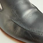 Everlane  Women's Black Leather Slip On Low Top Almond Toe Loafers Shoes Size 8 Photo 6