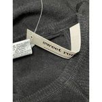 Sweet Romeo  Pullover Sweater Long Sleeve Jewel Neck Side Slits Black W US S NWT Photo 7