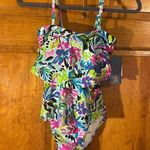 Caribbean Joe COPY - Bright vibrant Colorful One Pc Wit or without straps Sz S-… Photo 0