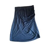 Lush Clothing Lush Navy Tulip Wrap Mini Skirt Knitted Short Stretchy SZ M # 1343 Photo 6