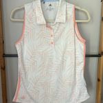 Adidas NWOT  ULTIMATE PRINT SLEEVELESS POLO size small Photo 4