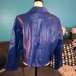 Jessica London  Cropped 100% Leather Jacket, Size 20 Photo 3