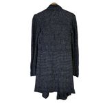 CAbi Cloak Cardigan Womens M Charcoal Gray pen Front Knit Longline Minimalist Photo 4