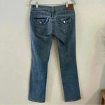True Religion  Jeans Womens Size‎ 28 Straight Leg Distressed Low Rise Vintage Y2k Photo 8