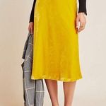 Maeve  velour mustard skirt size small Photo 0