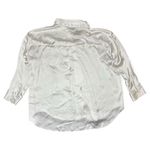 ZARA  Basic Satin Button-Down Blouse Size M Photo 2