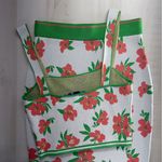 Anthropologie EVA FRANCO x  floral 2 piece set skirt tank vacation travel M Photo 10