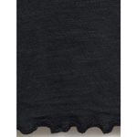 Mango Short-Sleeved Cotton T-Shirt Washed Black Medium Photo 3