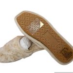 Kate Spade New Dove Fur Slippers Size 6 Ivory Slipon Slides Flats Velvet Photo 2