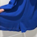 EXPRESS Chic Royal Blue Layered Romper Photo 1