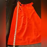 J.Crew  Vibrant Orange Sleeveless Silk Dress with knotted back size 6T Photo 11