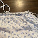 Eileen West Pajama Set Sz Small Top & Pants White Floral Cottagecore Grannycore Photo 10