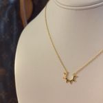 Boutique NEW Women’s‎ Half Sun Yellow Gold Filled Adjustable Necklace, 16-18” Photo 8