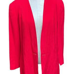 Carolina Herrera Studio for Saks Vintage Open Red Blazer Jacket Size 14 Photo 0