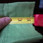 Talbots Green. Button Down Collar Long Sleeves. Pearl Buttons Sz XS 100% Linen. Photo 12