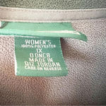 LL Bean Full Zip Polartec Jacket Women’s Size 1X Dark Green Warm Fleece Coat‎ Photo 2