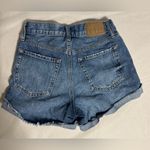 Aeropostale  Mom Short 0 Raw Hem Blue Jean Shorts Photo 1