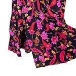 Vintage Uniform John Paul Richard Flower Print Maxi Skirt Size Large Pink Photo 3